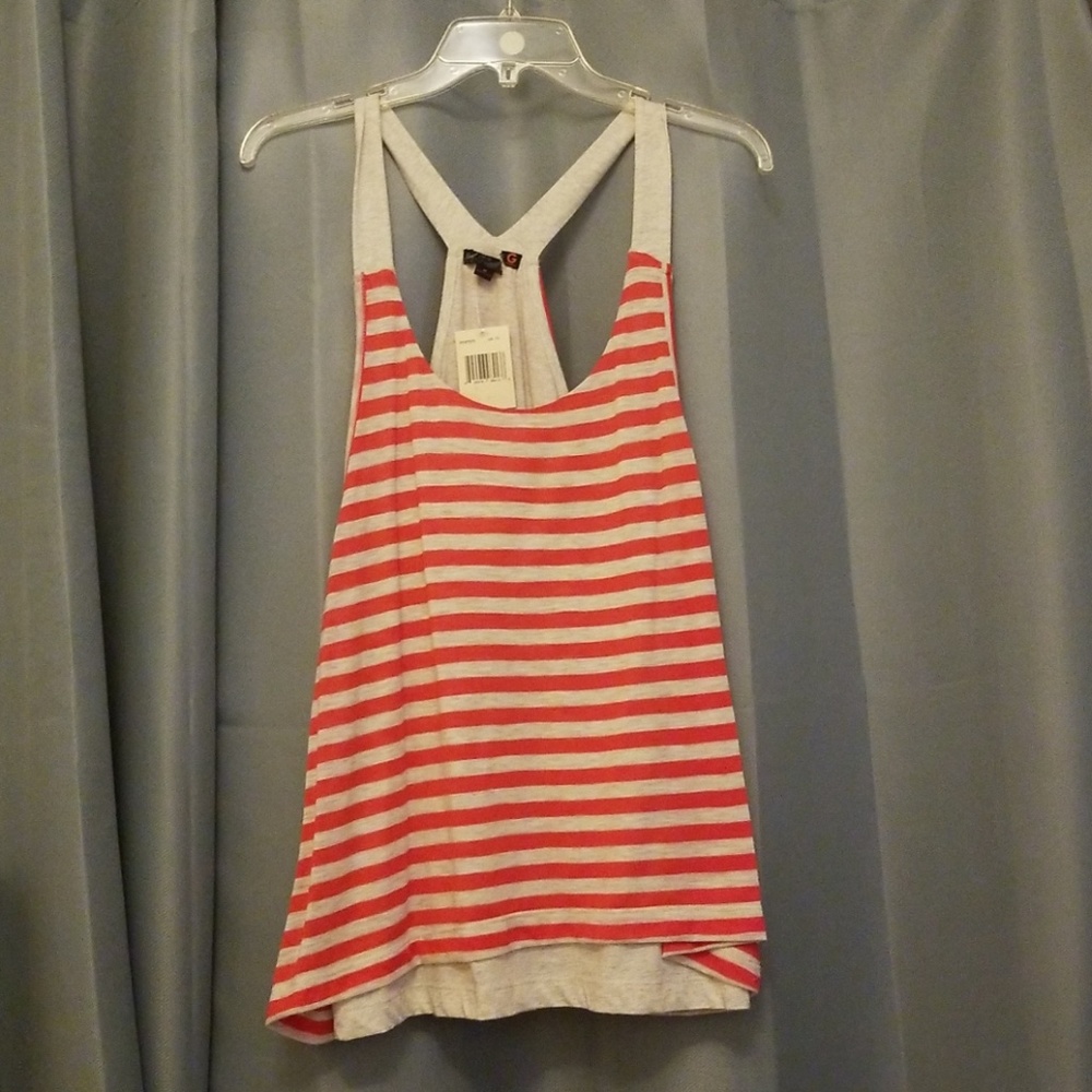 GUESS STRIPED TANG TOP